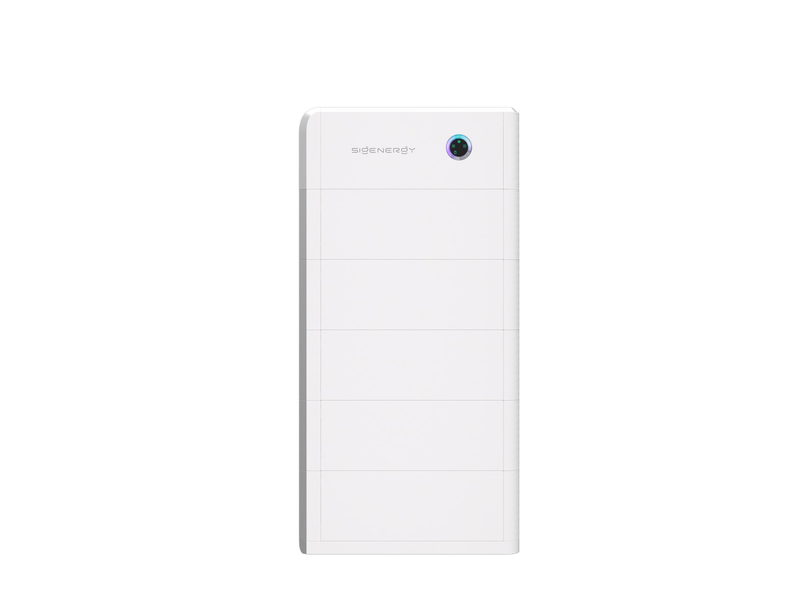 Sigenergy SigenStor modulaire thuisbatterij — vooraanzicht 1+5 configuratie van circa 25 kWh